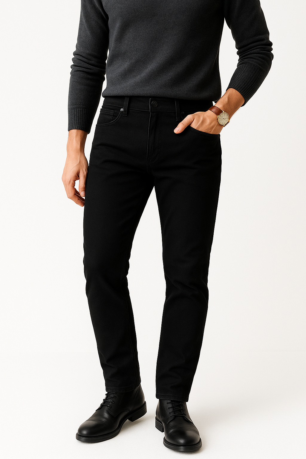 Black Denim Jeans For Men