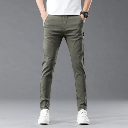 Green Cotton Jeans Pants For Men - Stylish and Comfortable