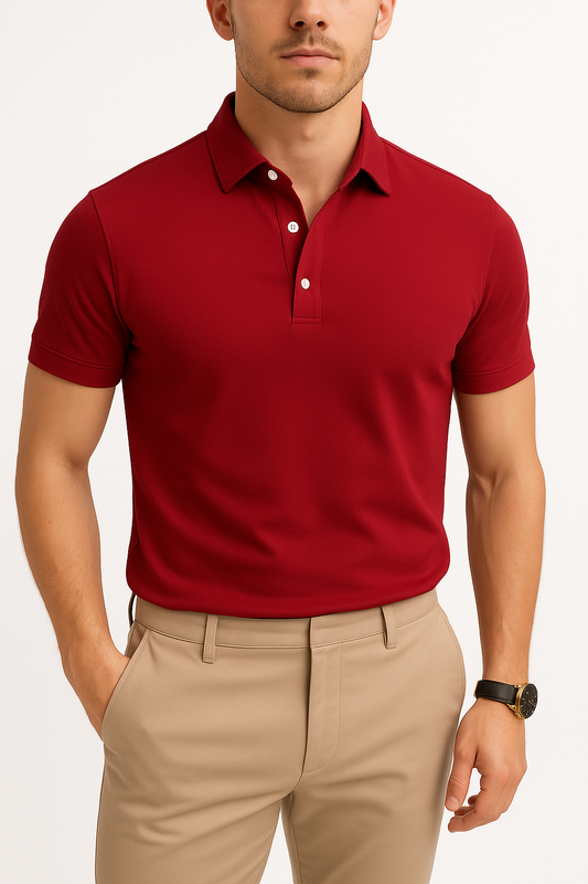 Maroon Polo Shirt for Men – Rich Casual Style in Pakistan