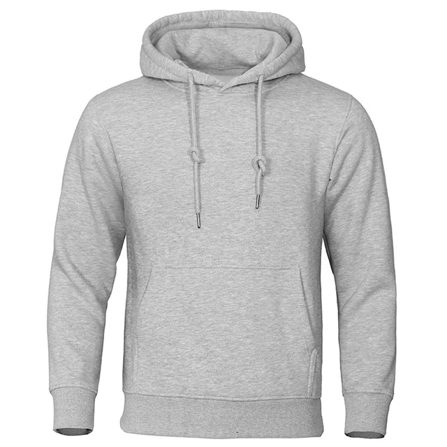 Light Grey Hoodie For Men