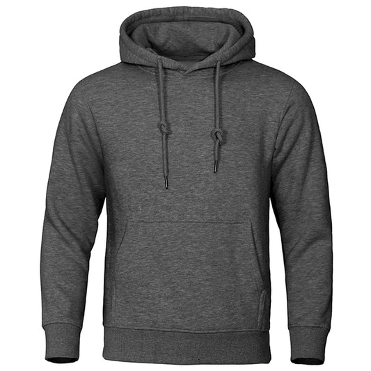 Dark Grey Hoodie For Men