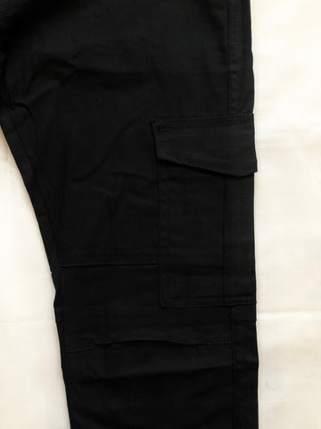 Black Cargo Trouser For Men - Stylish