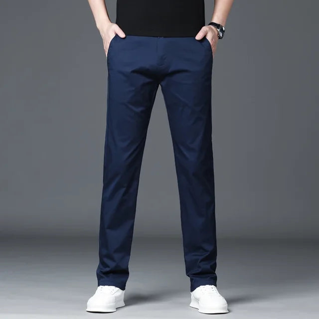 Navy Blue Cotton Jeans Pants For Men - Stylish and Comfortable