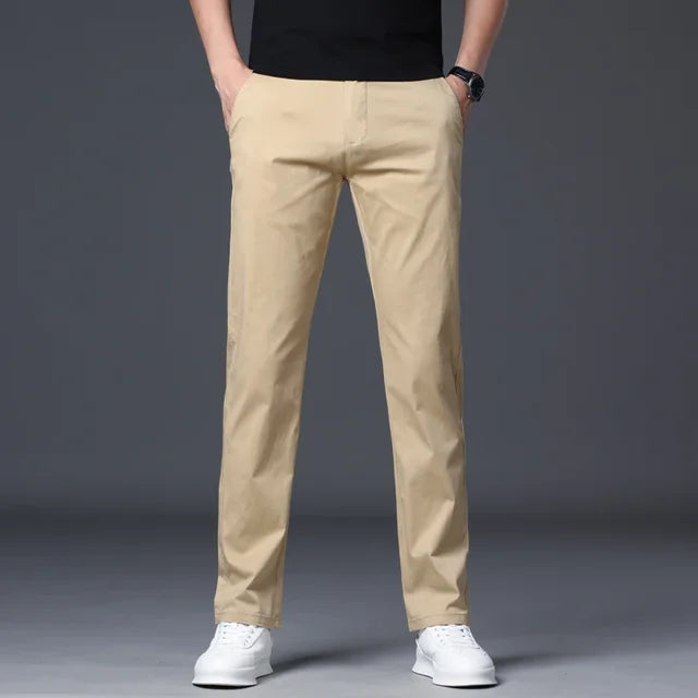 Beige Cotton Jeans pants For Men - Stylish and Comfortable