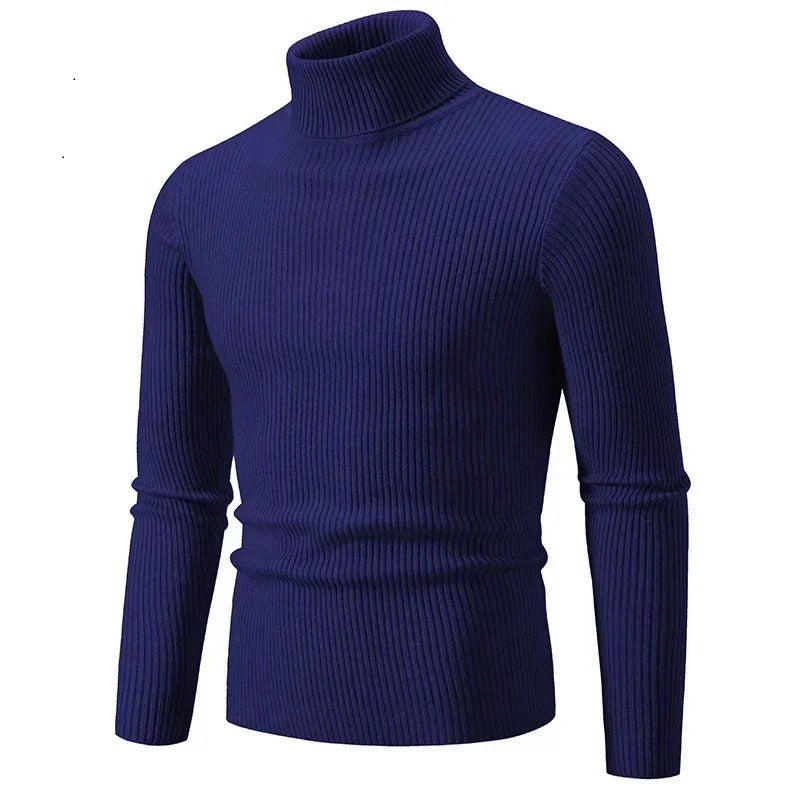 Navy Blue High Neck For Men