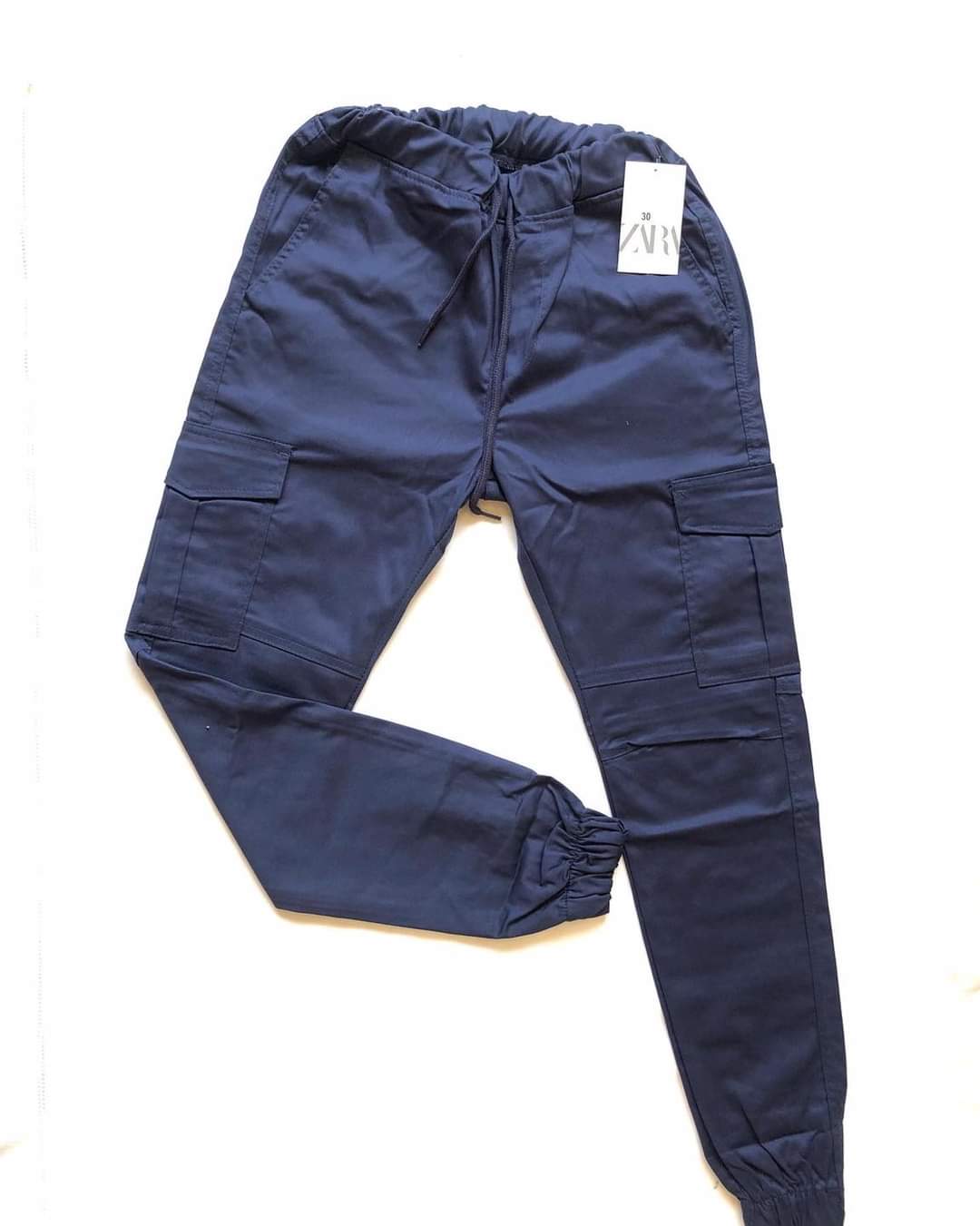 Blue Cargo Trouser For Men - Stylish