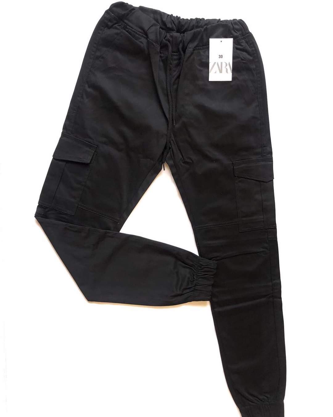 Black Cargo Trouser For Men - Stylish