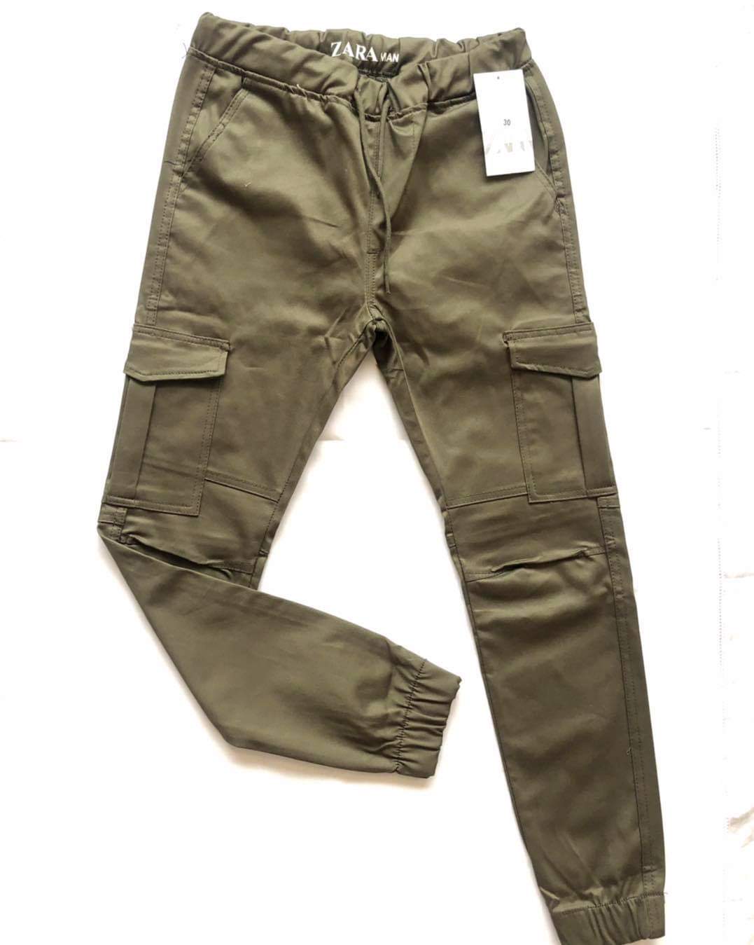 Green Cargo Trouser For Men - stylish