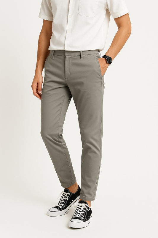 Light Grey Cotton Jeans pants For Men - Stylish and Comfortable